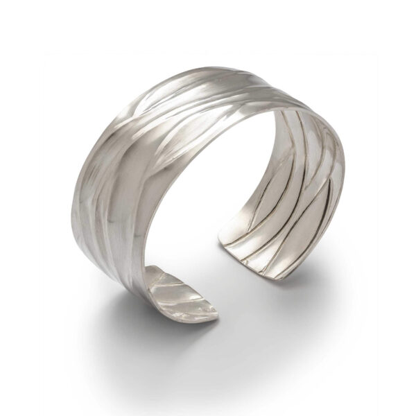 Armspange in Silber 925, von Hand geschmiedet