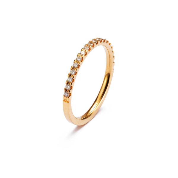 Halb-Alliance-Ring in Gelbgold
