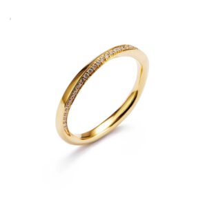 Ring in Gelbgold mit 56 Brillanten