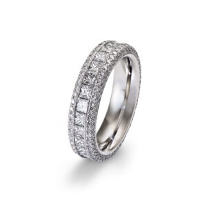 Ring Alliance in Weissgold mit Diamanten