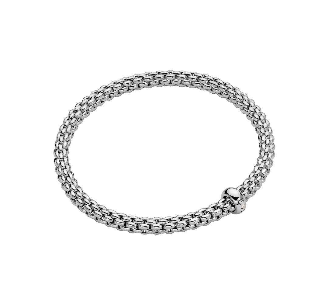 Fope Armband in Weissgold mit 1 Brillant