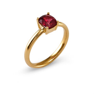 Ring in Gelbgold mit Spinell 0.99 ct