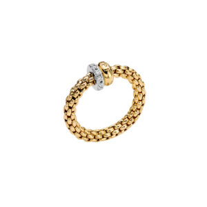 Fope Ring in Gelbgold mit Brillanten